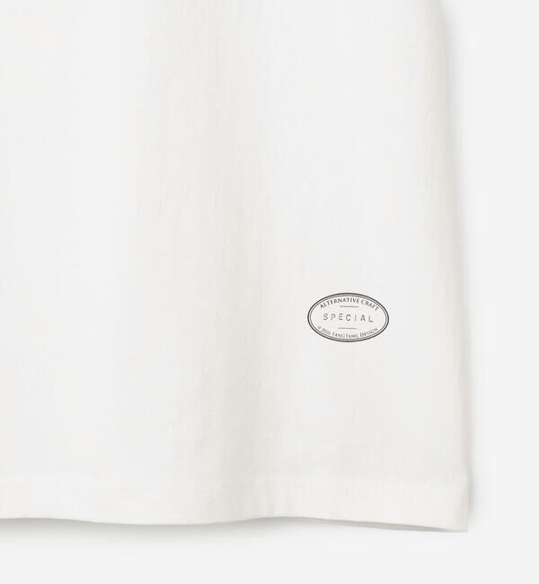  「TANGTANG | 半袖Tシャツ GASATANG ICYWHITE/GLIDEMOMENTUM MEN」|Tシャツ・カットソー|