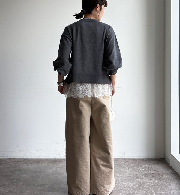  「【WEB限定】レースキャミ＋ニットセット」|ニット・セーター|