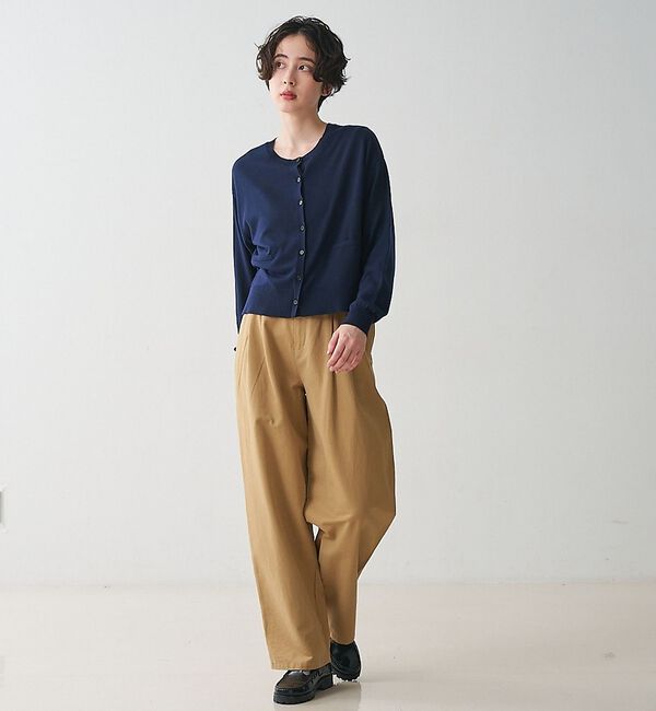 collex「クルーネックショート丈カーディガン」|カーディガン|
