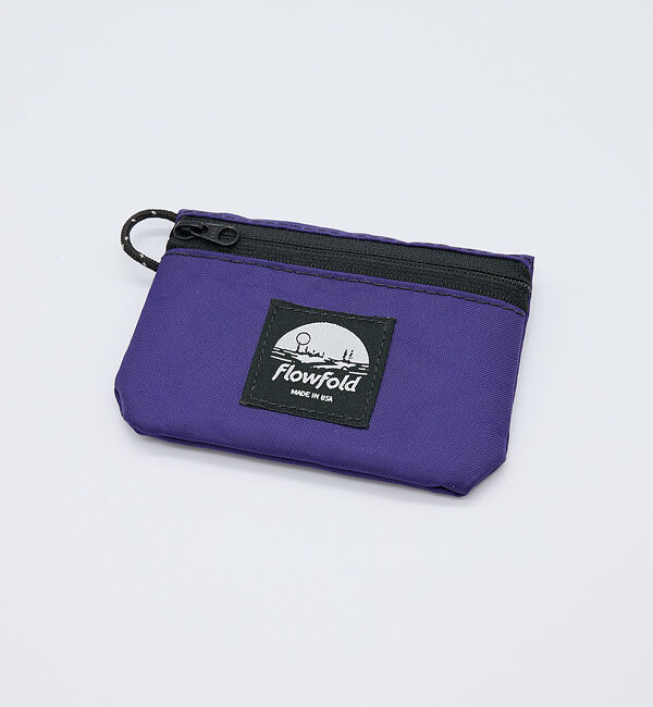 ABAHOUSE「【Flowfold/フローフォールド】 MINI POUCH/ミニポーチ/小銭入」|財布|パープル