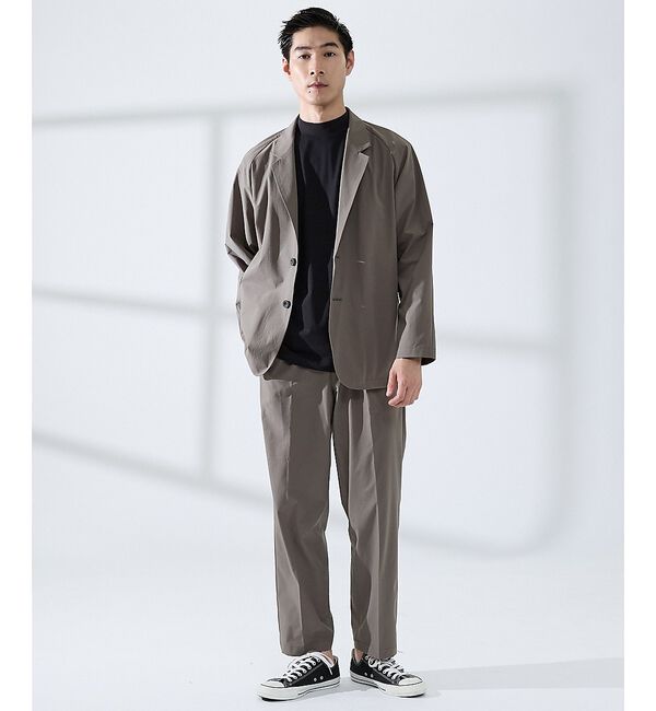 ABAHOUSE「【上下2点セット/WEB限定】360&deg;ストレッチ リップストップ リラックス セ」|スーツ|チャコールグレー