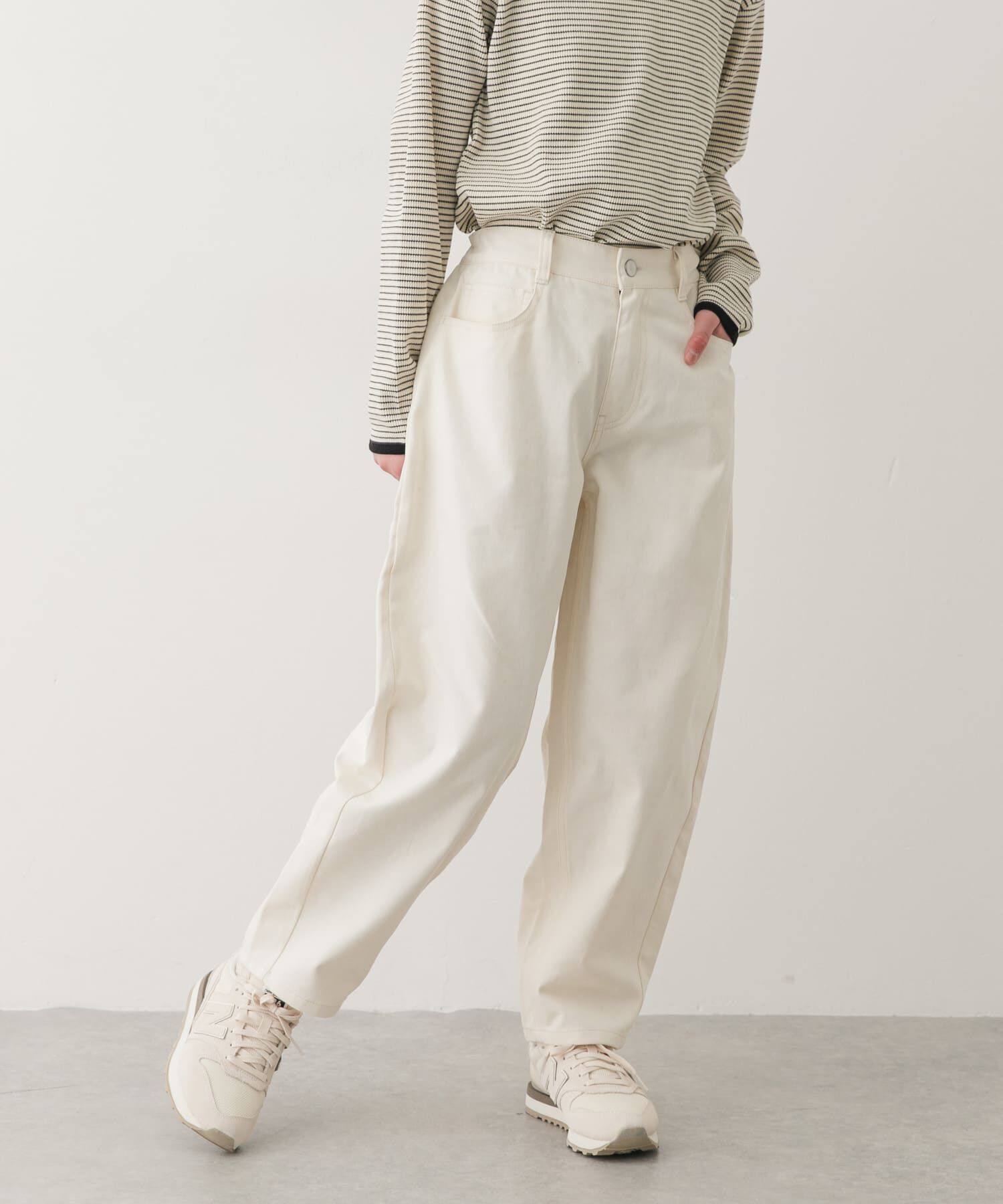 URBAN RESEARCH DOORS「『150サイズ』バレルパンツ(KIDS)」|その他|アイボリー