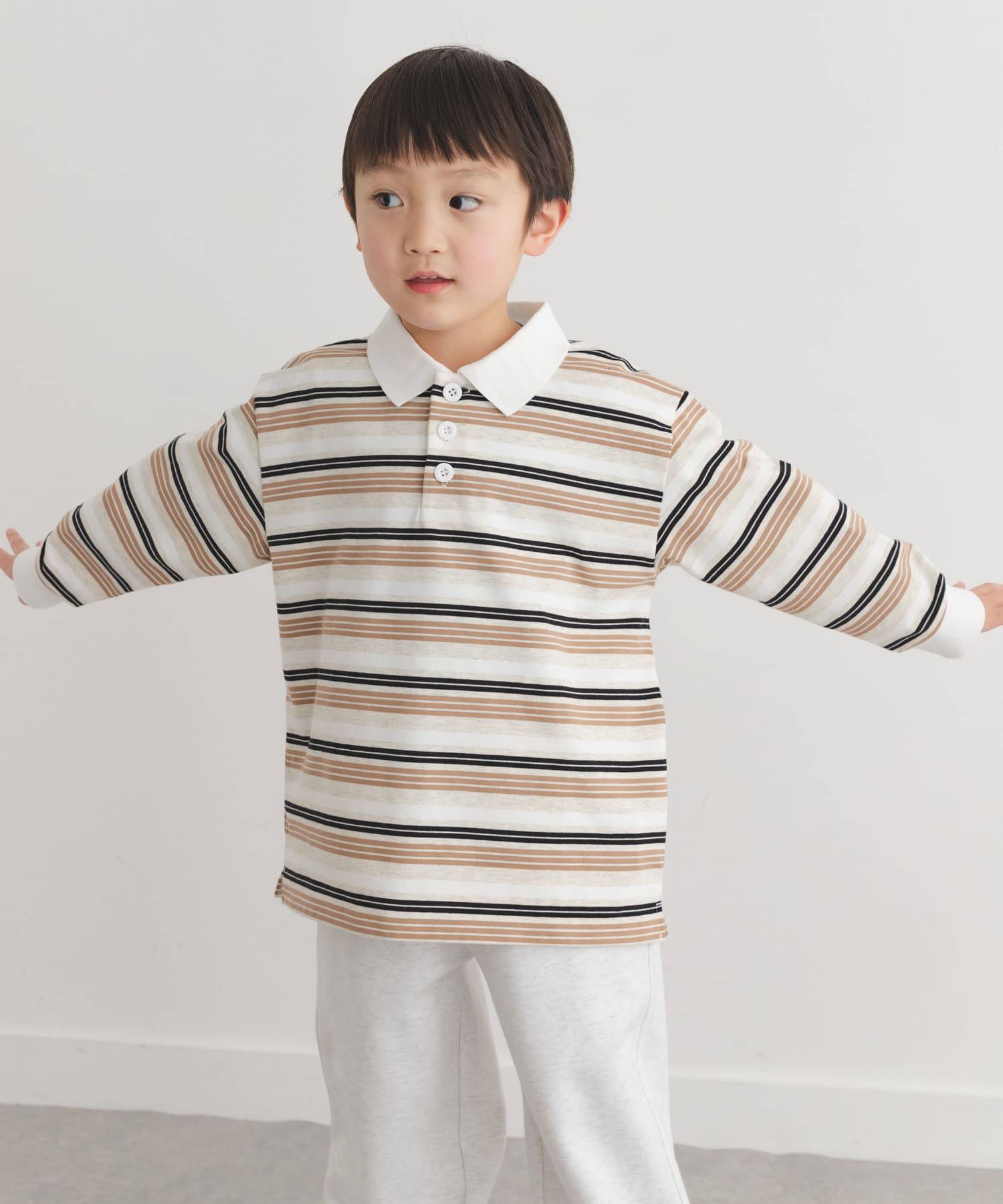 URBAN RESEARCH DOORS「マルチボーダーラガーシャツ(KIDS)」|その他|