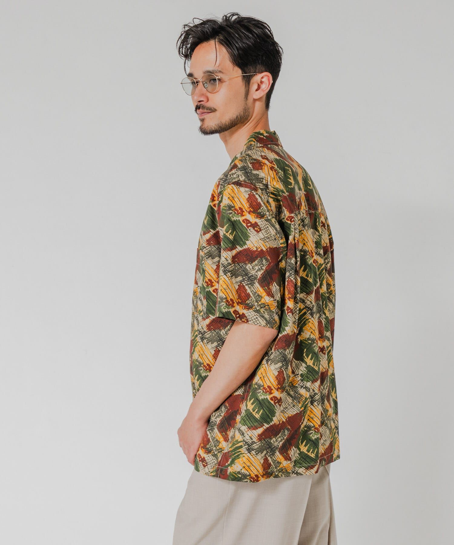 URBAN RESEARCH「LONGCHAMP OPEN COLLAR SHIRTS」|シャツ・ブラウス|