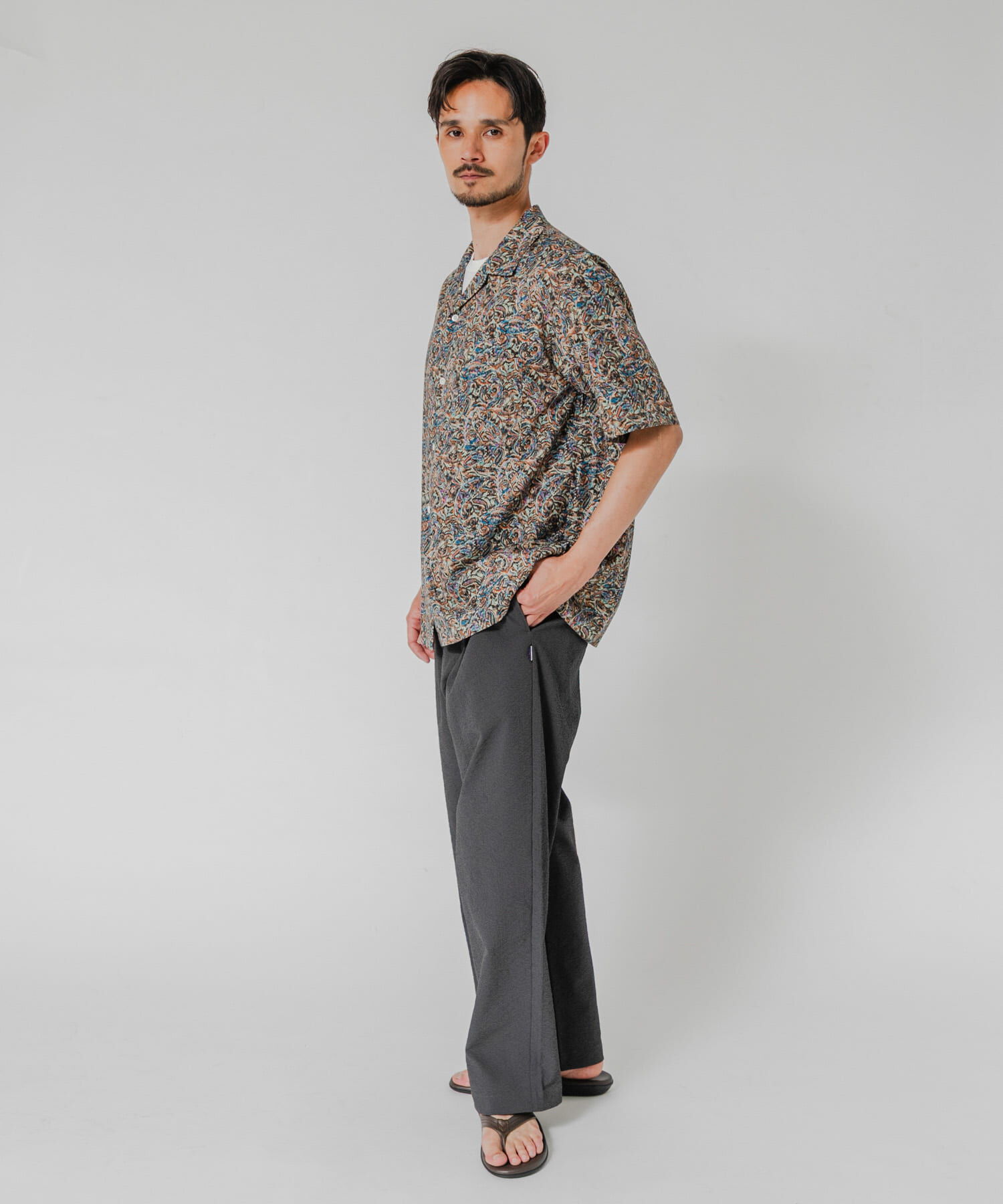 URBAN RESEARCH「LONGCHAMP OPEN COLLAR SHIRTS」|シャツ・ブラウス|