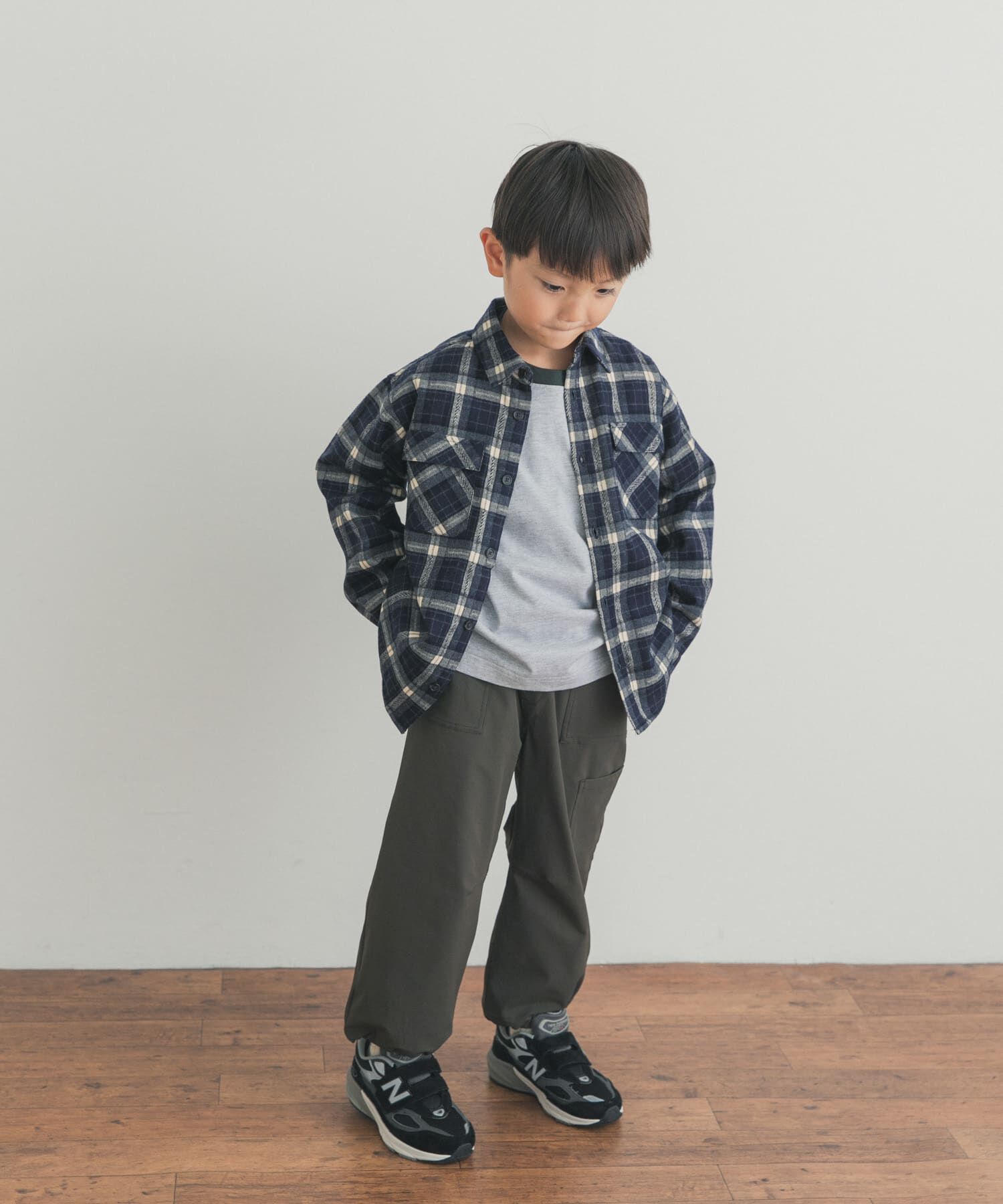 URBAN RESEARCH DOORS「『150サイズあり』ネルチェックオーバーサイズシャツ(KIDS)」|その他|