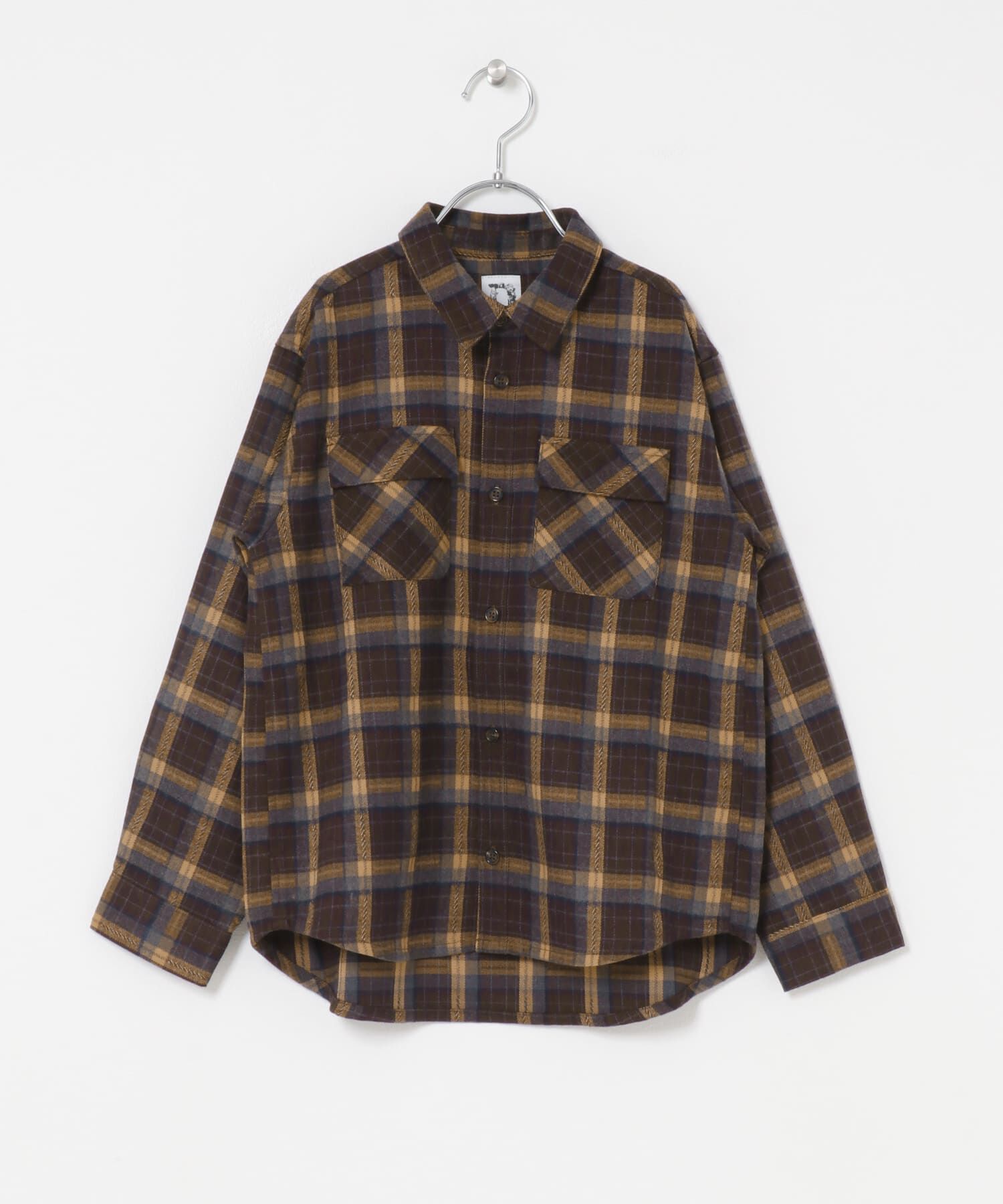 URBAN RESEARCH DOORS「『150サイズあり』ネルチェックオーバーサイズシャツ(KIDS)」|その他|