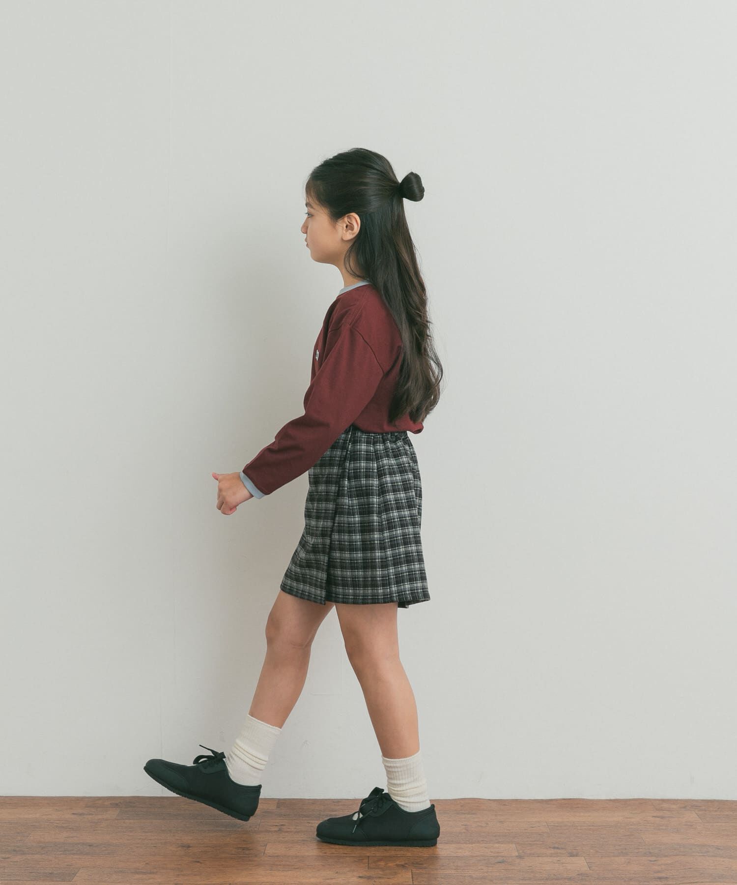 URBAN RESEARCH DOORS「『150サイズあり』チェックラップキュロット(KIDS)」|その他|