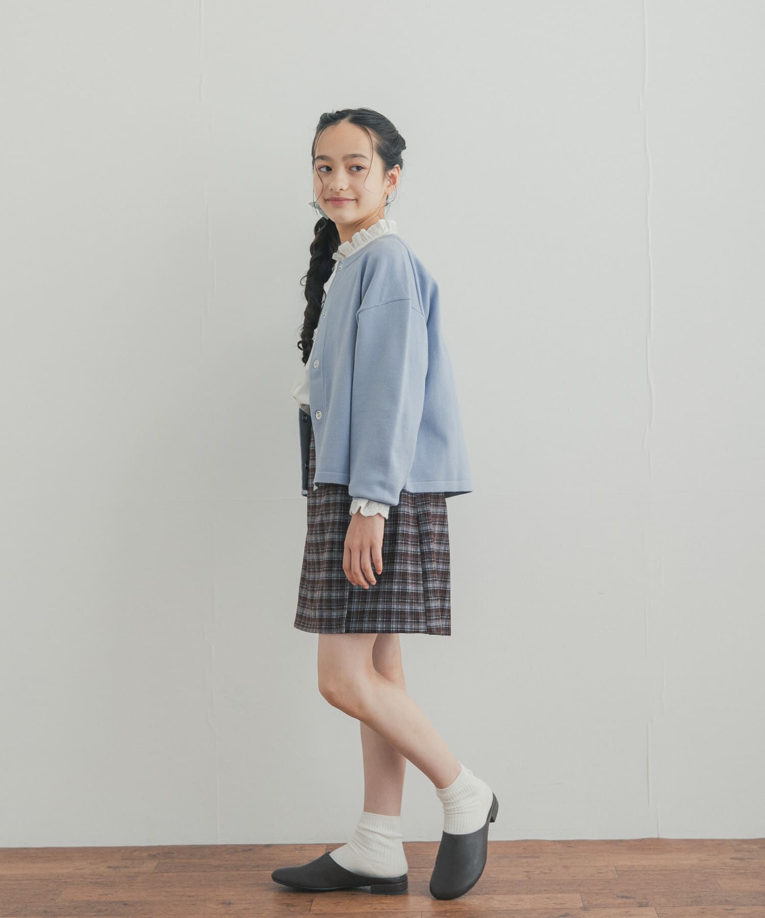 URBAN RESEARCH DOORS「『150サイズあり』チェックラップキュロット(KIDS)」|その他|