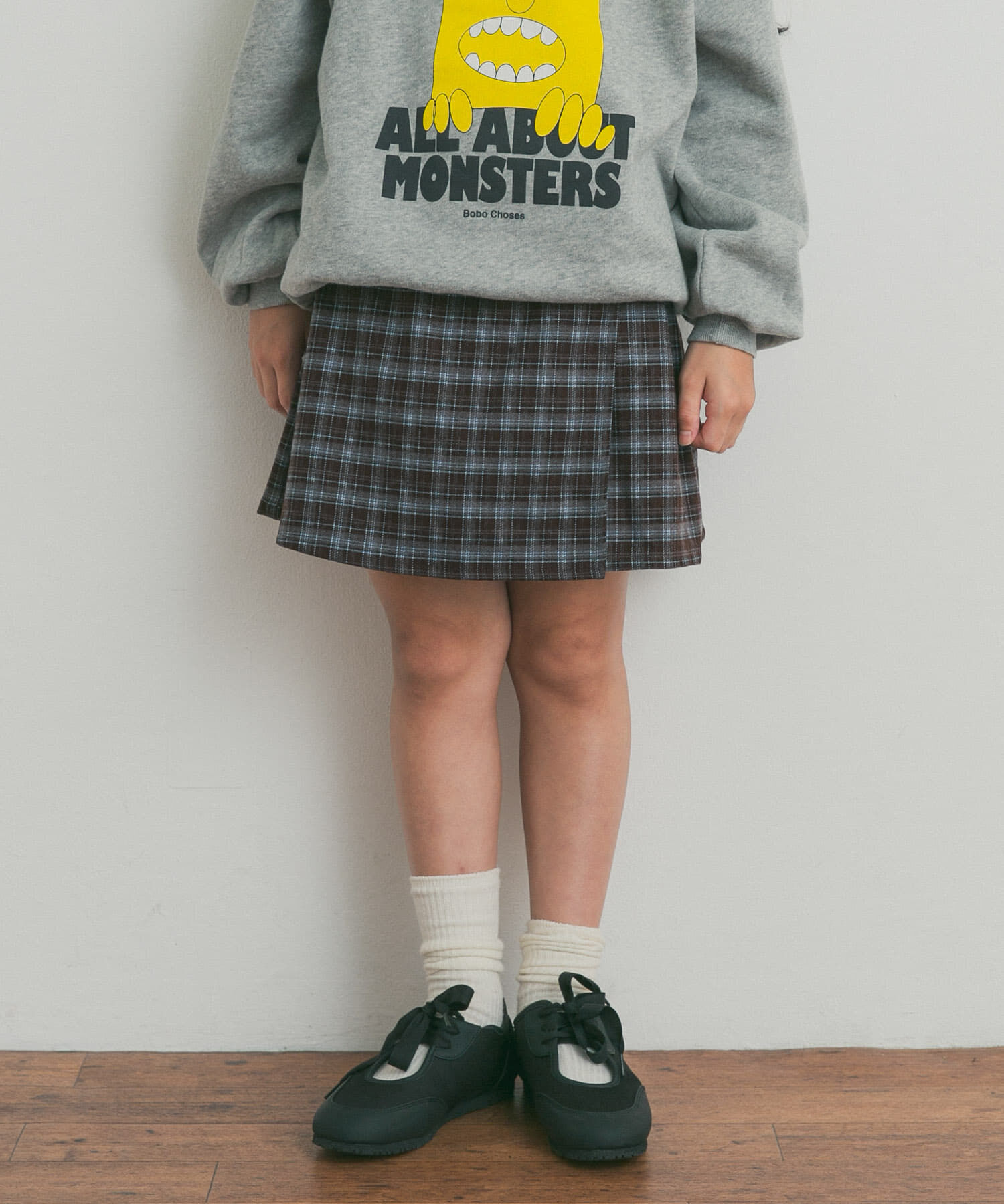 URBAN RESEARCH DOORS「『150サイズあり』チェックラップキュロット(KIDS)」|その他|