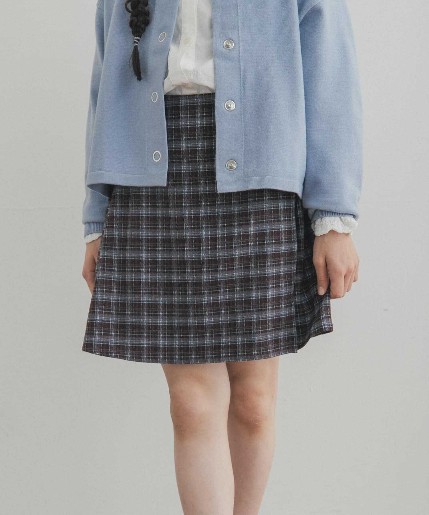 URBAN RESEARCH DOORS「『150サイズあり』チェックラップキュロット(KIDS)」|その他|