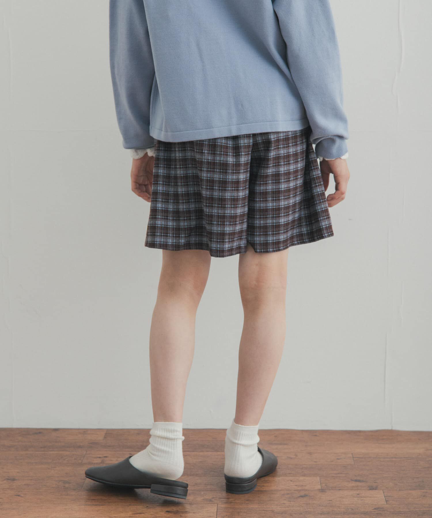 URBAN RESEARCH DOORS「『150サイズあり』チェックラップキュロット(KIDS)」|その他|