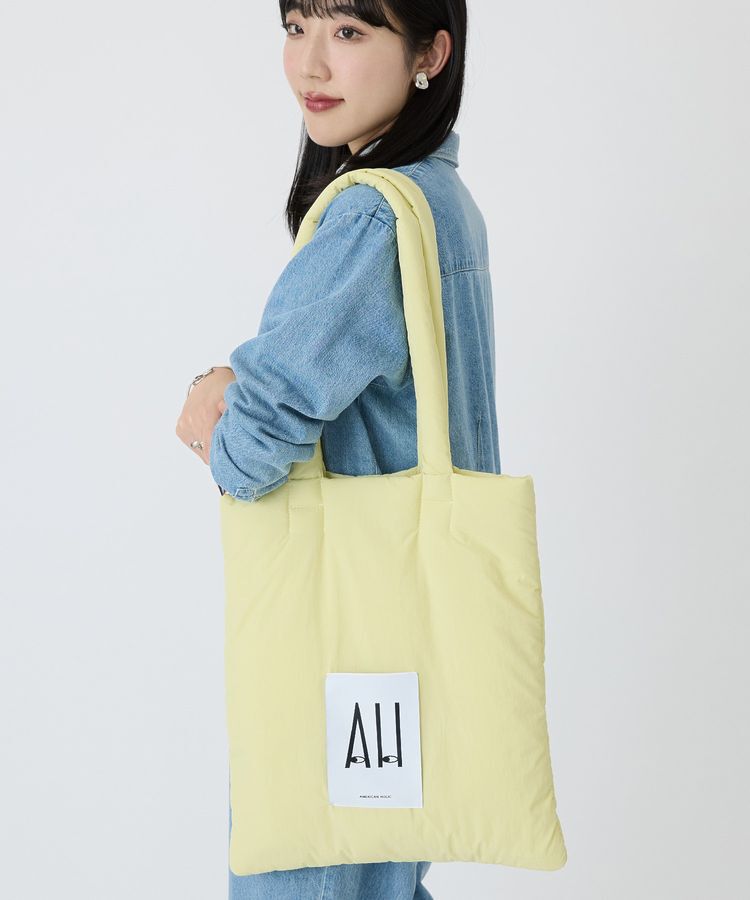 AMERICAN HOLIC「パテッドホリホリトートバッグ」|トートバッグ|Yellow