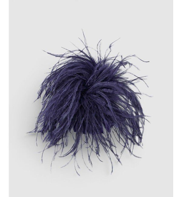 allureville「【INDRESS(インドレス)】OSTRICH FEATHER BROOCH」|ブローチ・コサージュ|