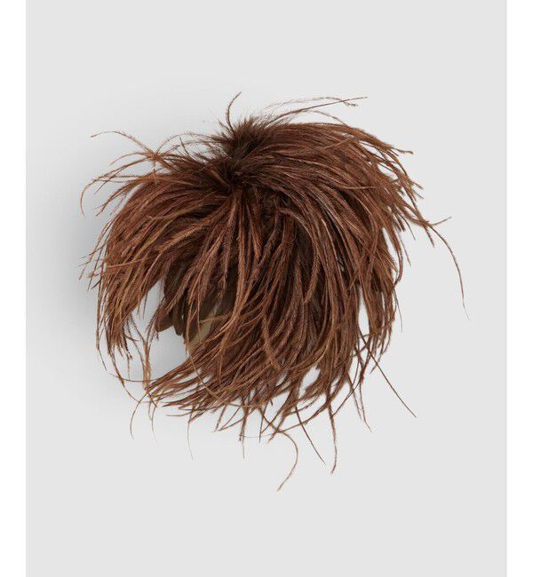allureville「【INDRESS(インドレス)】OSTRICH FEATHER BROOCH」|ブローチ・コサージュ|