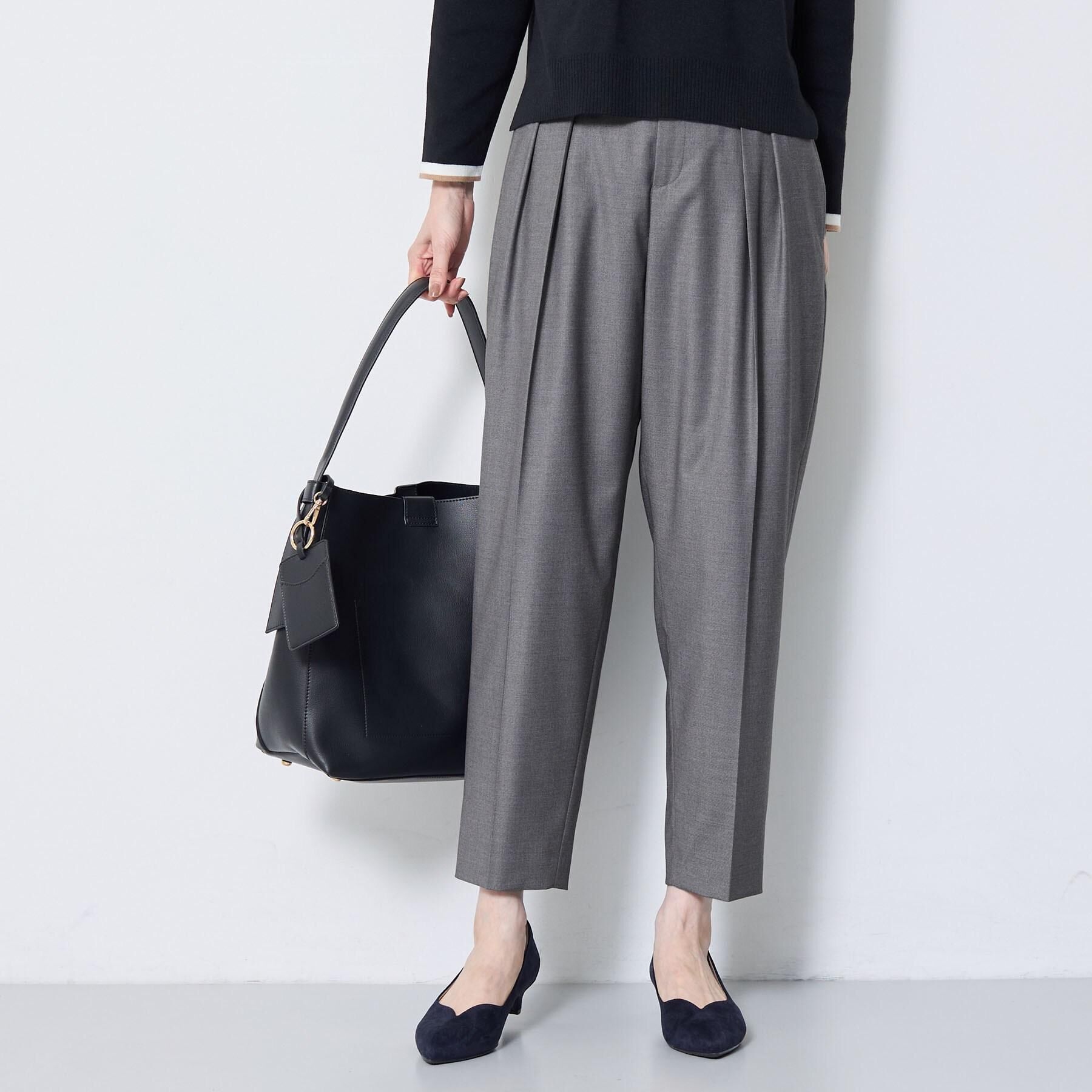 Reflect「【SS-4Lサイズ】タックディテールテーパードパンツ」|その他|