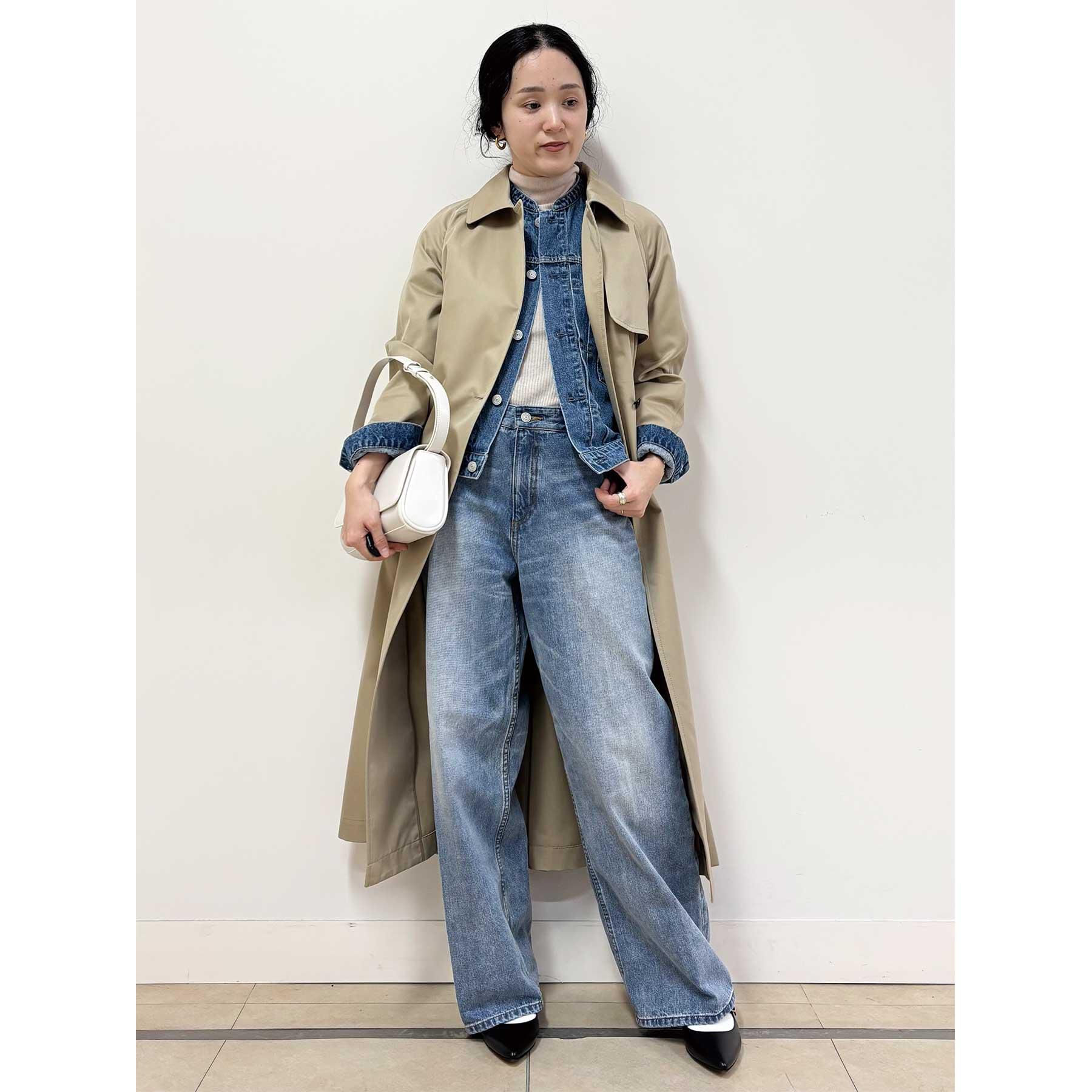 DRESSTERIOR「ヴィンテージ加工ワイドデニムパンツ」|デニム|