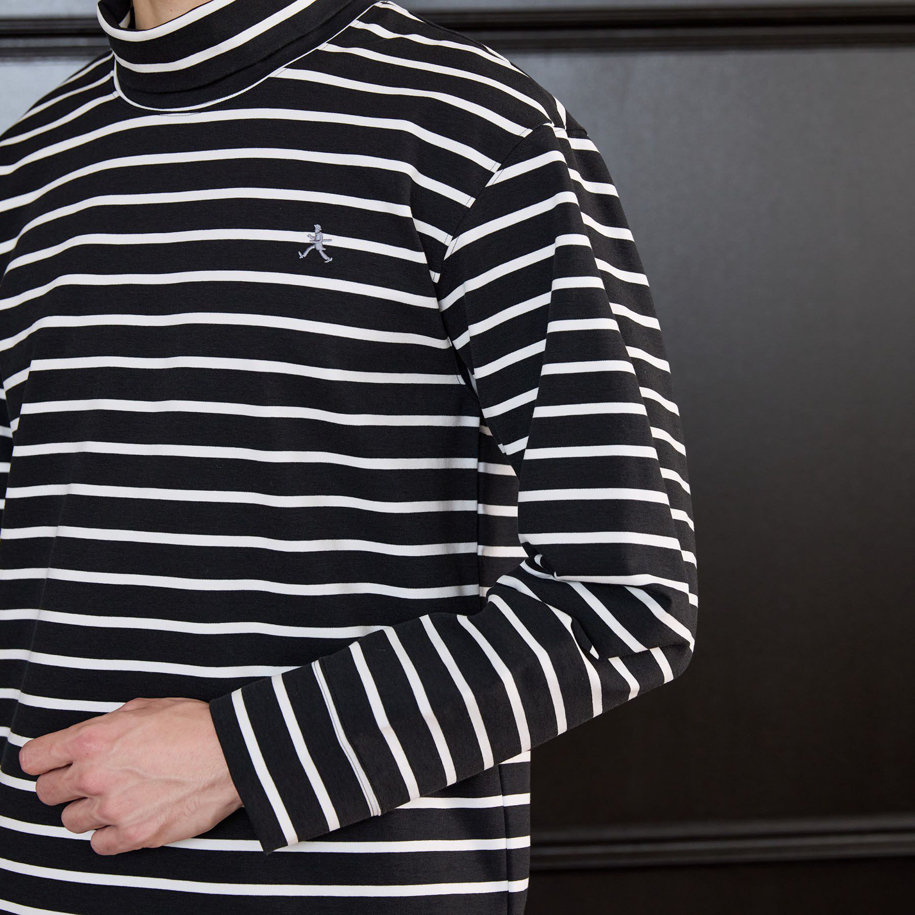 TAKEO KIKUCHI「【BOWLER HAT LABEL】オフタートル プルオーバージャージ」|Tシャツ・カットソー|