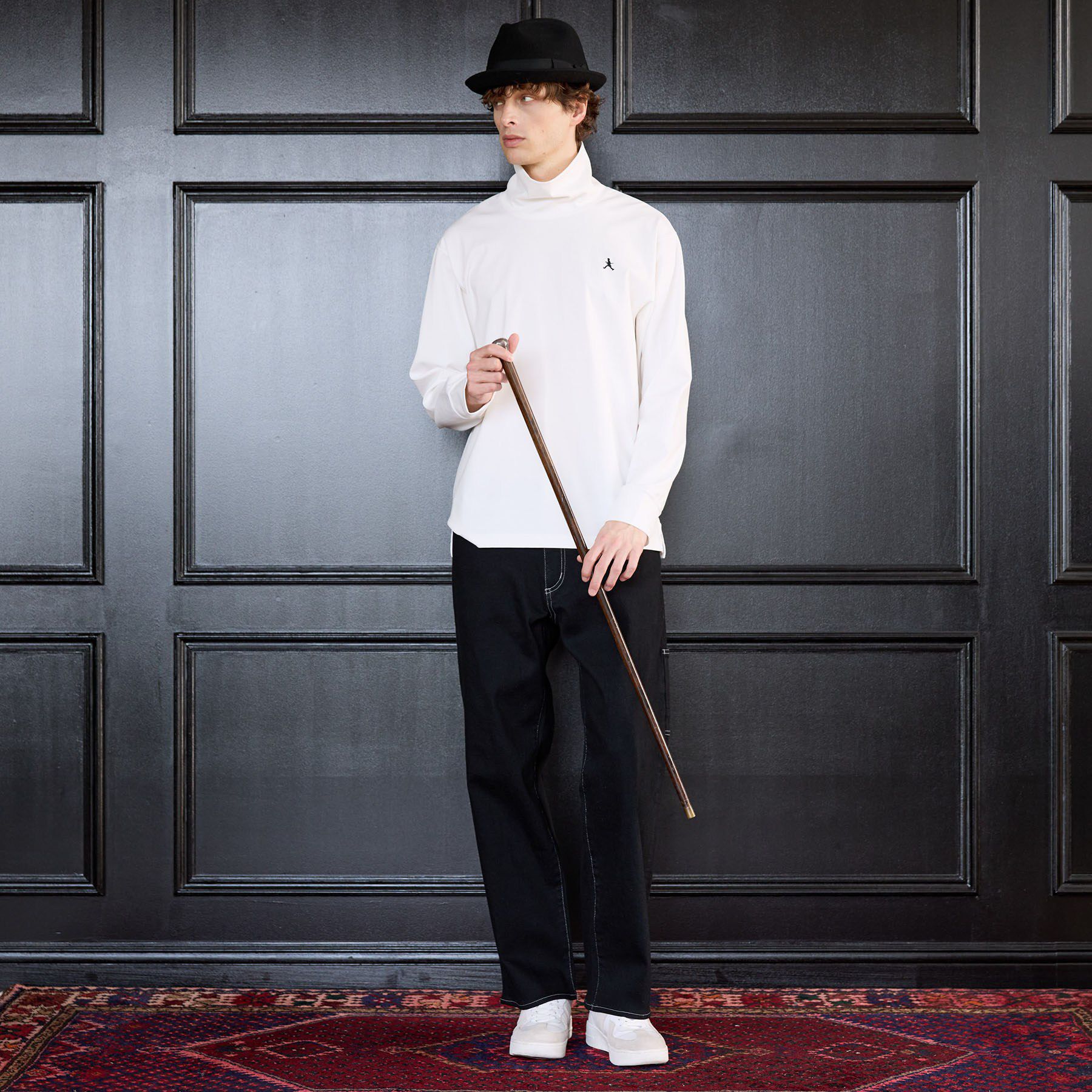 TAKEO KIKUCHI「【BOWLER HAT LABEL】オフタートル プルオーバージャージ」|Tシャツ・カットソー|