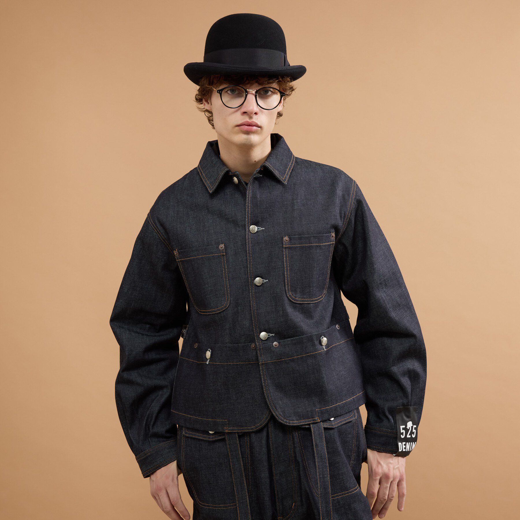 40CARATS&525「【525DENIM】14ozデニム カバーオール」|デニムジャケット|