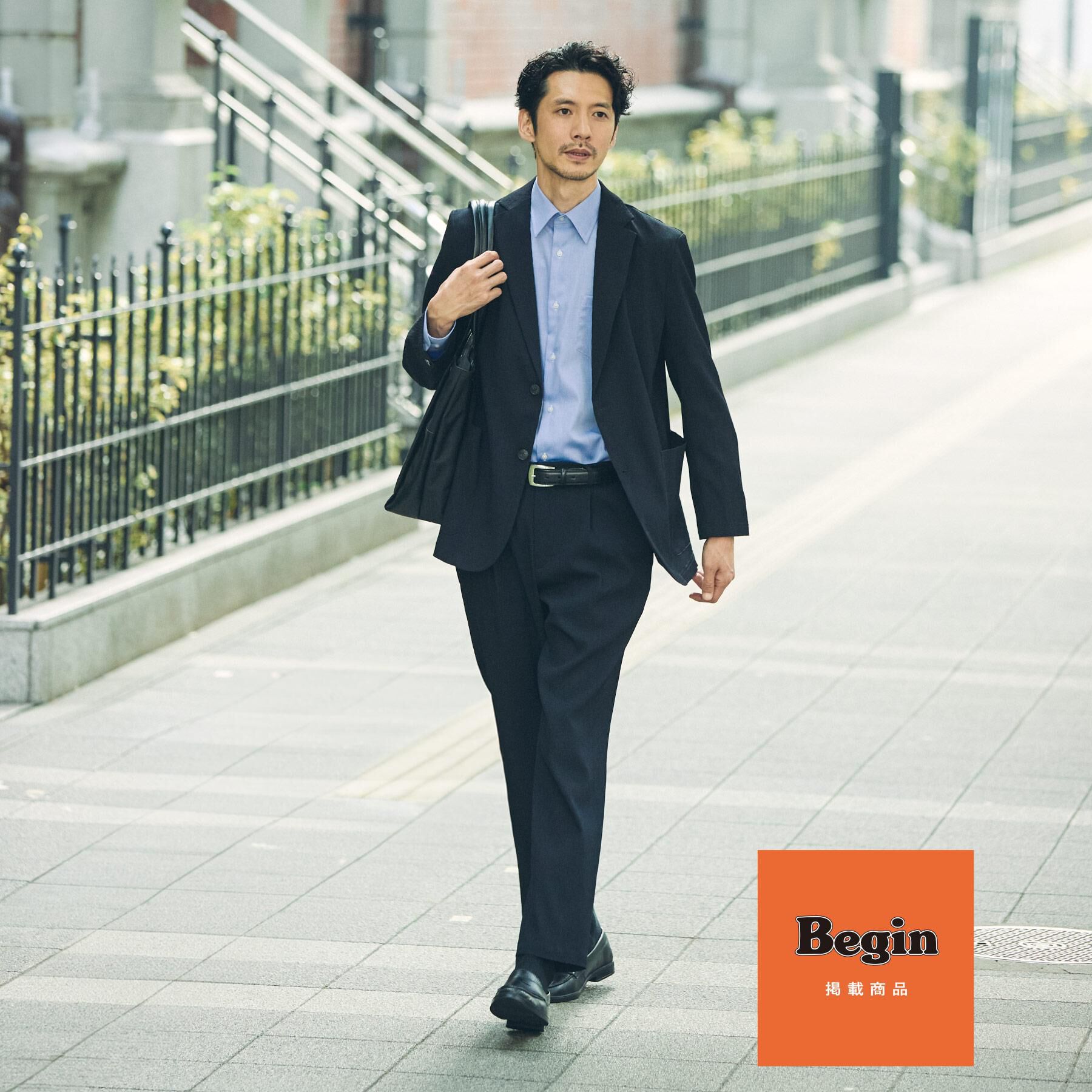 THE SHOP TK「【Begin/ビギン10月号掲載】楊柳スマートジャケット　軽量/洗濯機OK/セットアップ可」|テーラードジャケット|