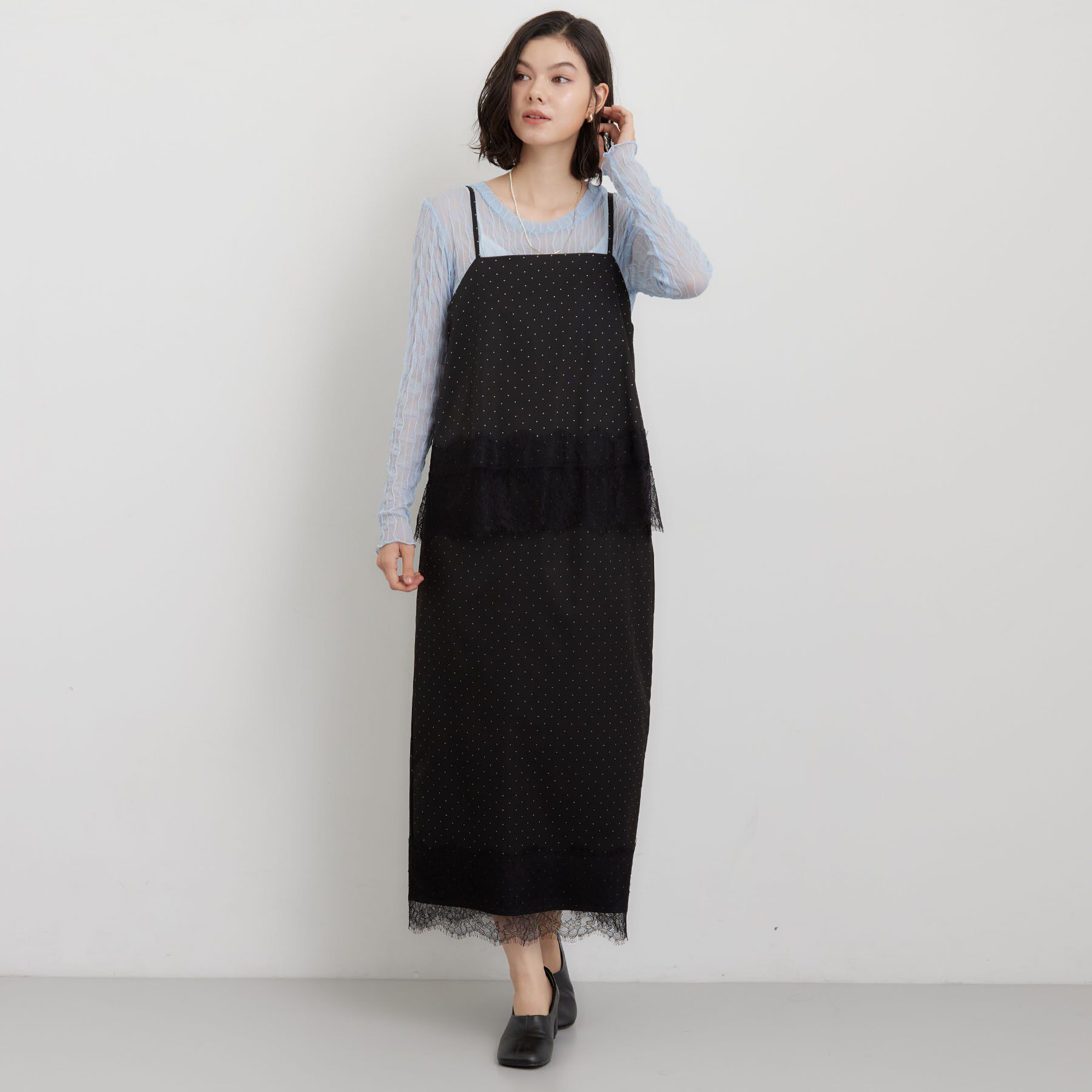 THE SHOP TK「クリンクルシアークルーネックカットソー」|Tシャツ・カットソー|