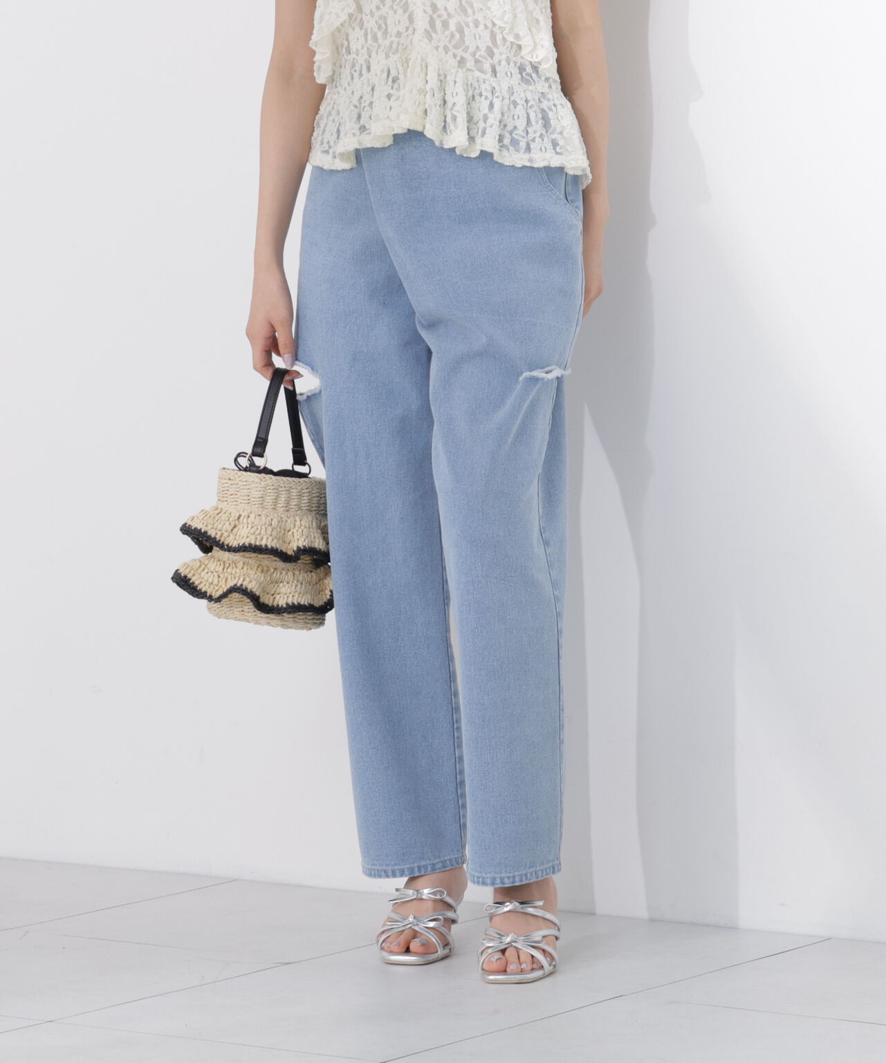 PROPORTION BODY DRESSING「＜EDIT COLOGNE＞サイドスリットデニムパンツ」|その他|