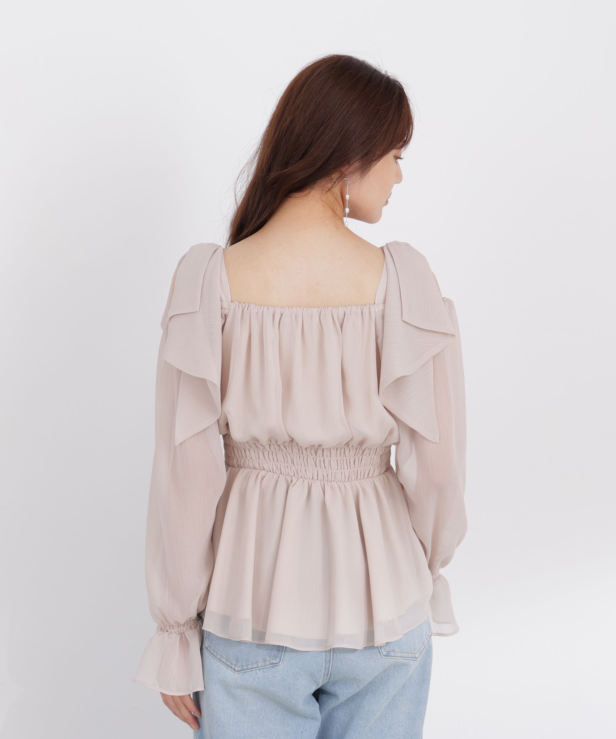 PROPORTION BODY DRESSING「ショルダーリボンブラウス」|シャツ・ブラウス|