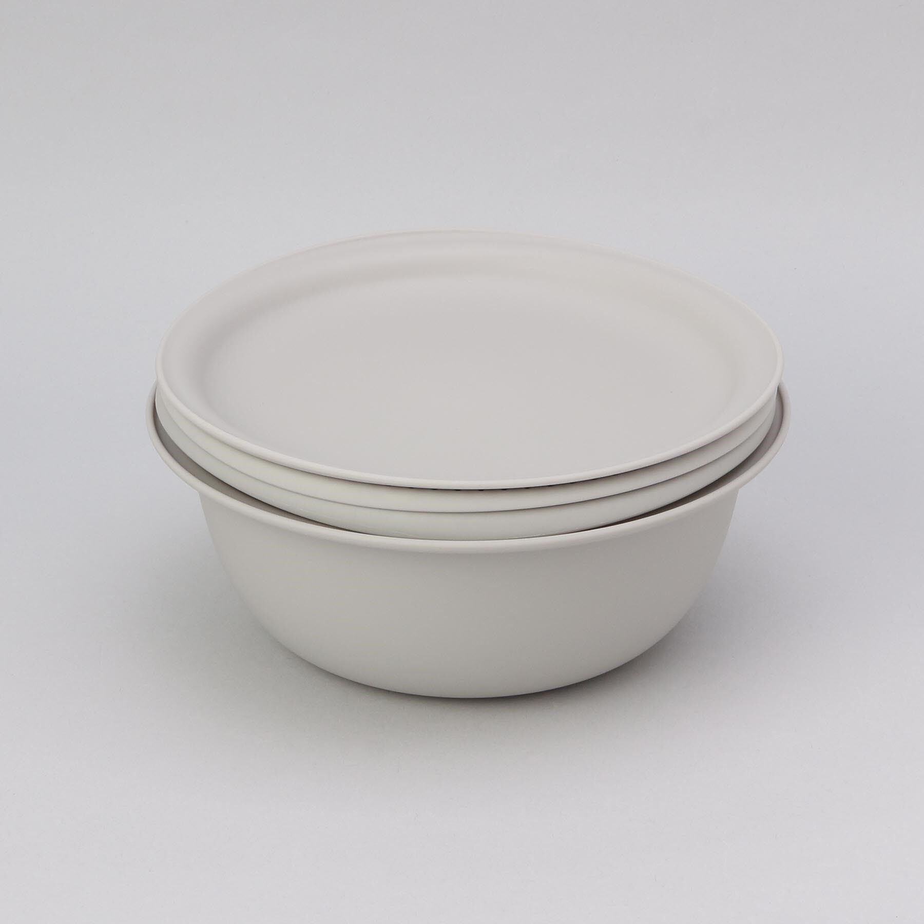 212 KITCHEN STORE「きほんの道具 ザルボウル４点セット 18cm GY ＜marna  マーナ＞」|食器・キッチングッズ|