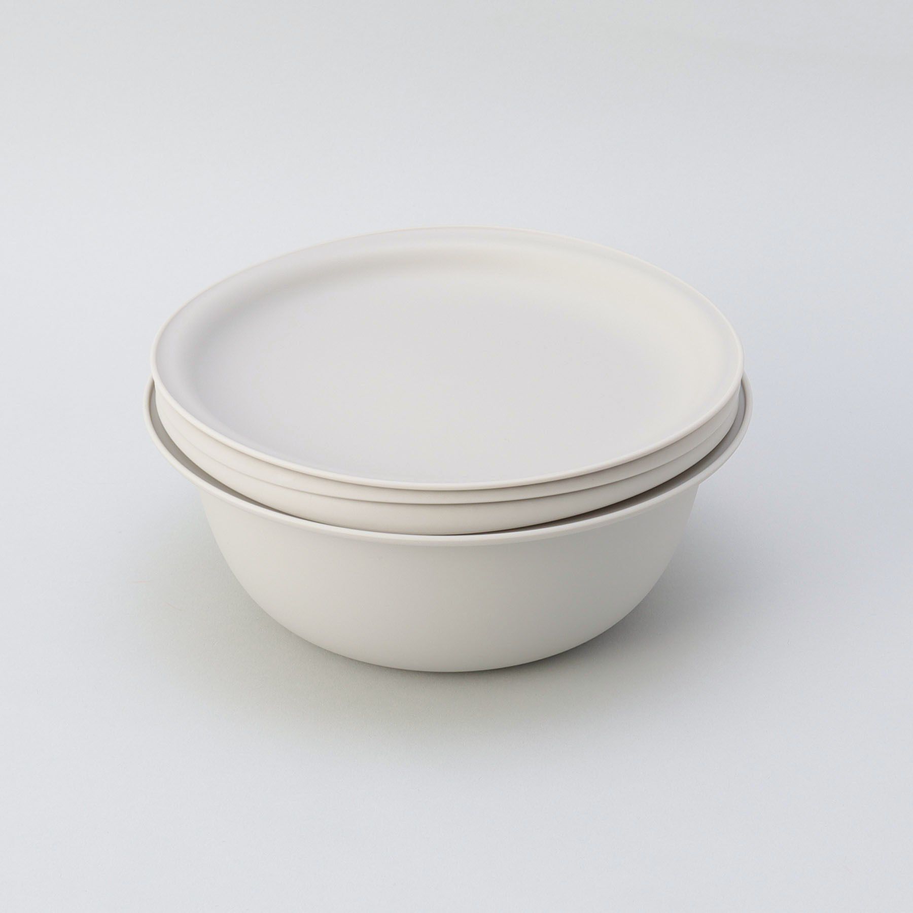 212 KITCHEN STORE「きほんの道具 ザルボウル４点セット 21cm GY ＜marna  マーナ＞」|食器・キッチングッズ|