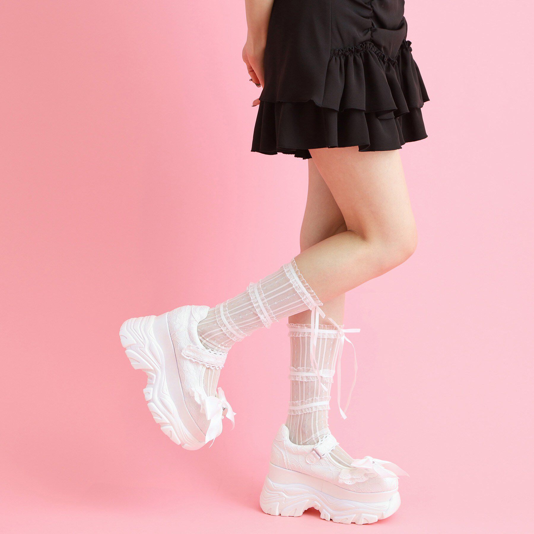 csT&P「夢見るシリーズ厚底2WAYスニーカー」|パンプス|
