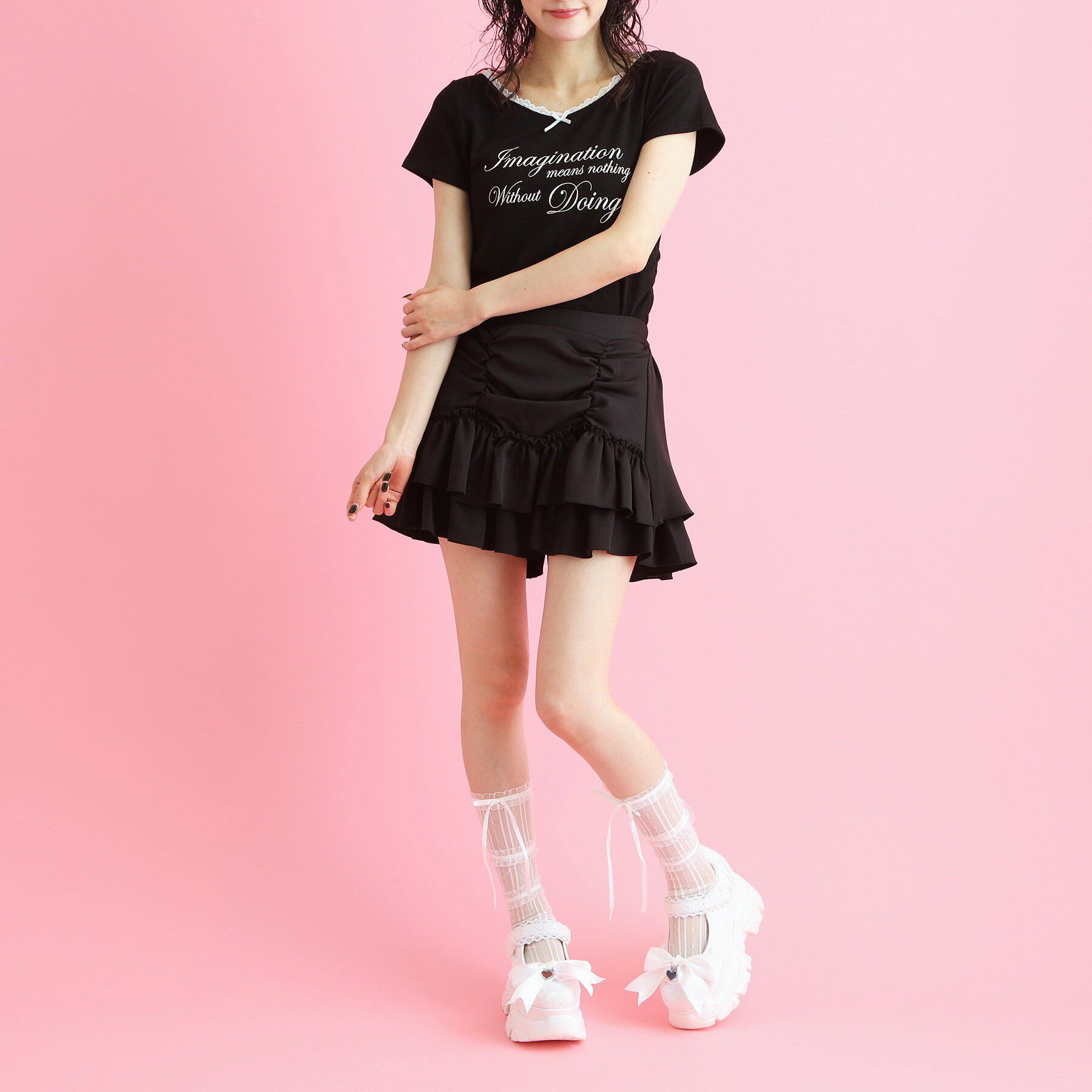 csT&P「夢見るシリーズ厚底2WAYスニーカー」|パンプス|