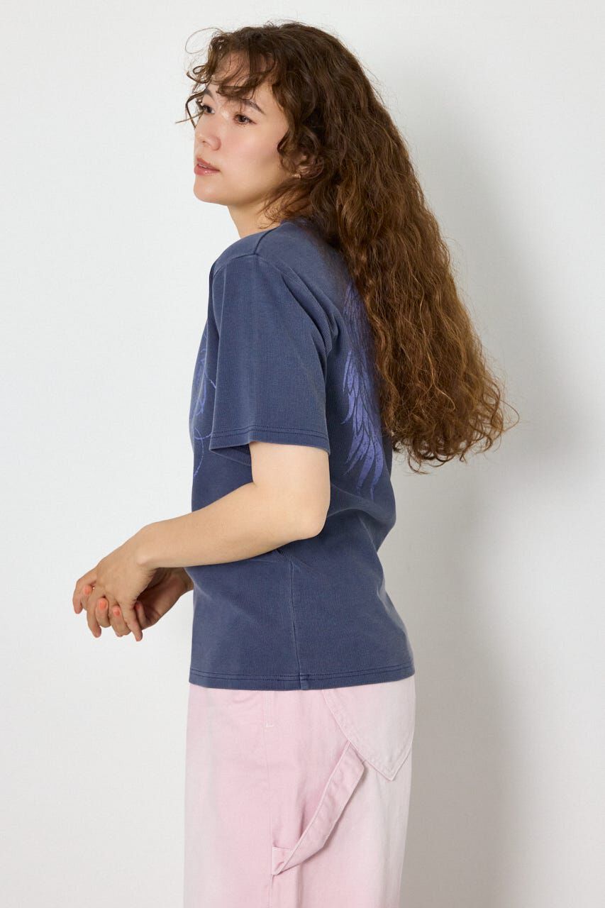 RODEO CROWNS「スパンリブピグメントTシャツ」|Tシャツ・カットソー|