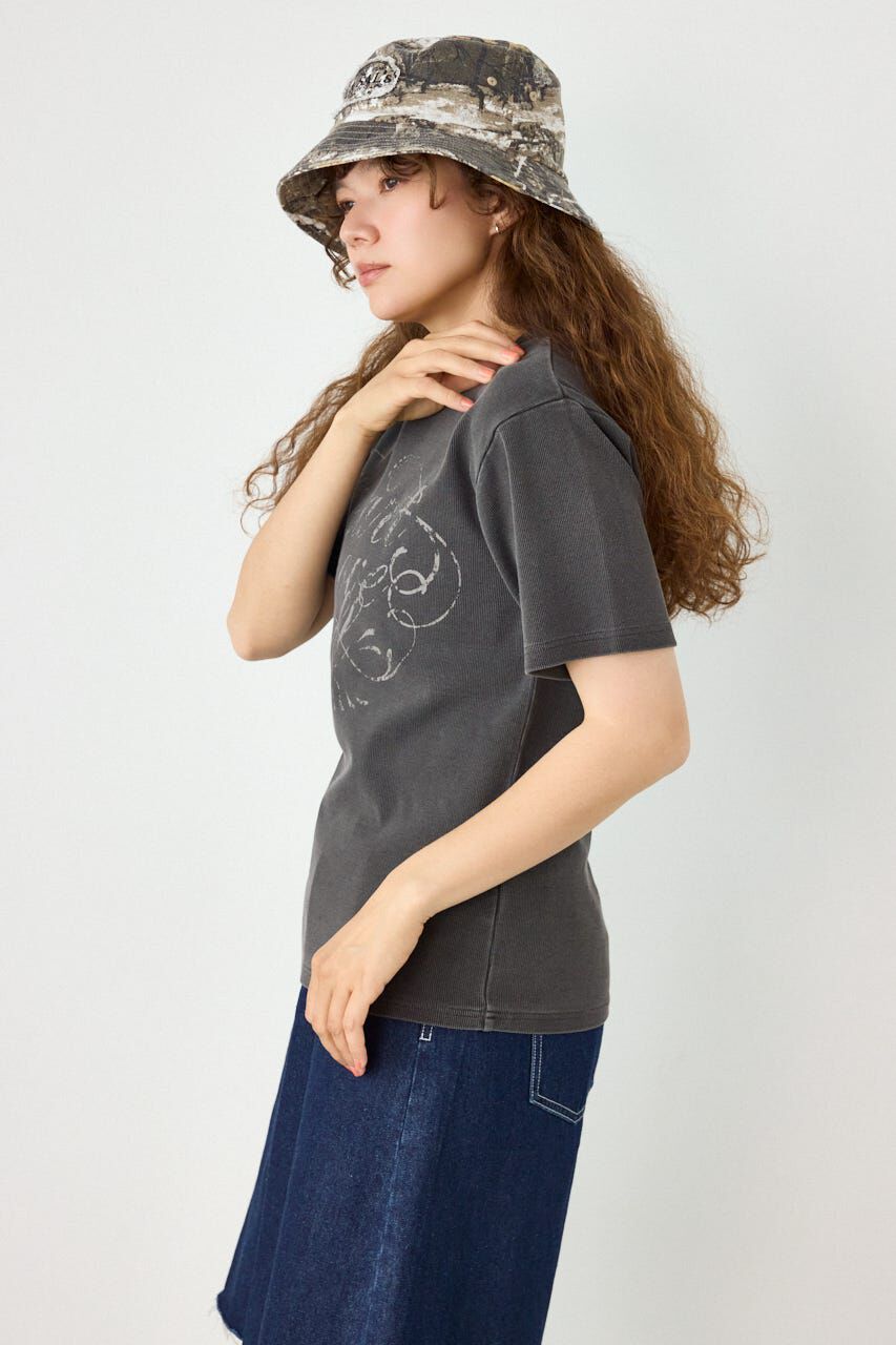 RODEO CROWNS「スパンリブピグメントTシャツ」|Tシャツ・カットソー|