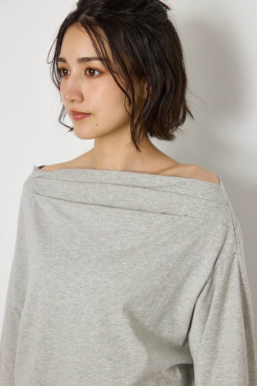 RODEO CROWNS「タックデザインオフショルL/Sトップス」|Tシャツ・カットソー|
