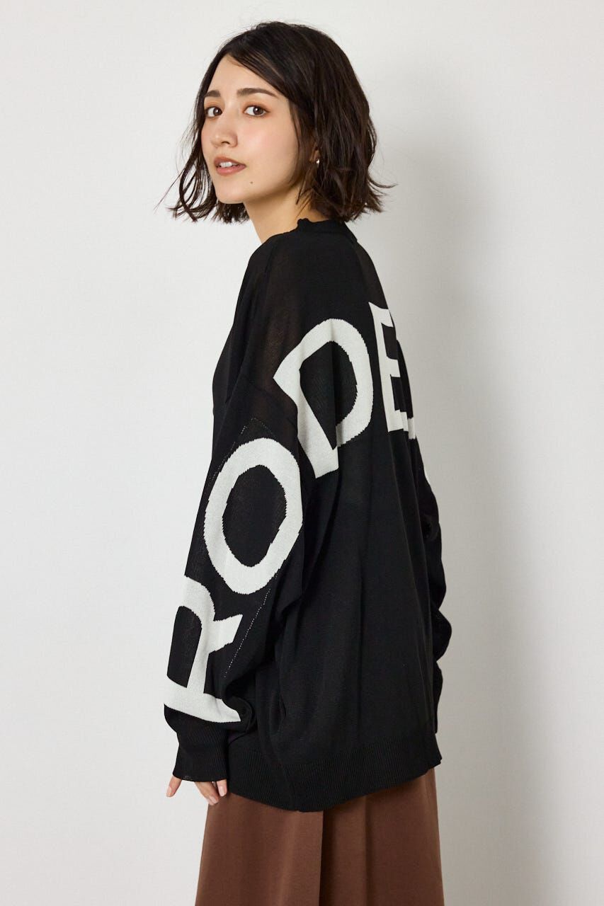 RODEO CROWNS「WIDE LOGO ニットカーディガン」|カーディガン|