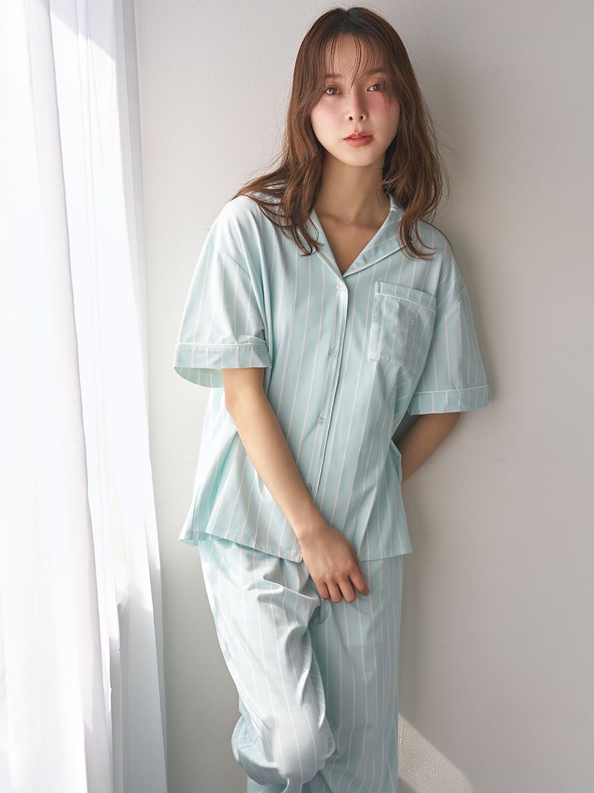 SNIDEL HOME「【ICEDFABRIC+R】パジャマシャツ」|ルームウェア|