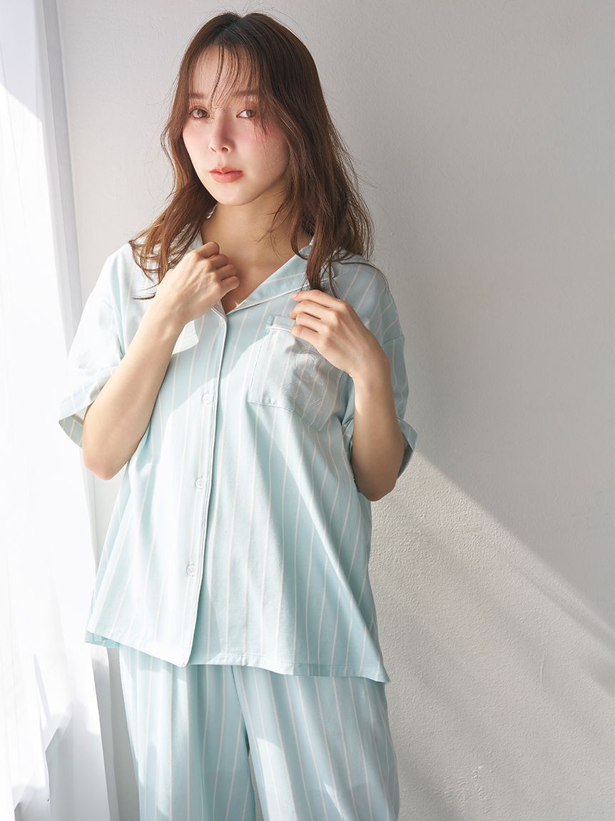 SNIDEL HOME「【ICEDFABRIC+R】パジャマシャツ」|ルームウェア|MNT