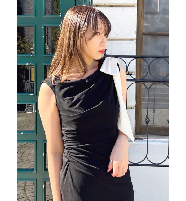 2WAYドレープカットワンピース（dazzlin）｜ルミネのファッション通販