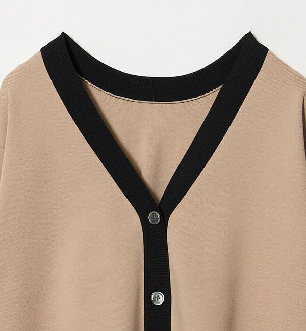 UNITED ARROWS「8分袖 ミニマル 2WAY カーディガン ‐ウォッシャブル‐」|カーディガン|