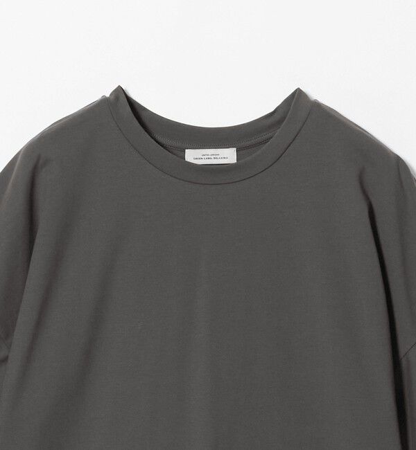 UNITED ARROWS green label relaxing「【WEB限定】袖フリル プルオーバー カットソー 接触冷感 UVカット 遮熱」|Tシャツ・カットソー|
