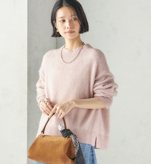SHIPS for women「《予約》〈手洗い可能〉フォックス ラメ ハイネック ニット」|ニット・セーター|