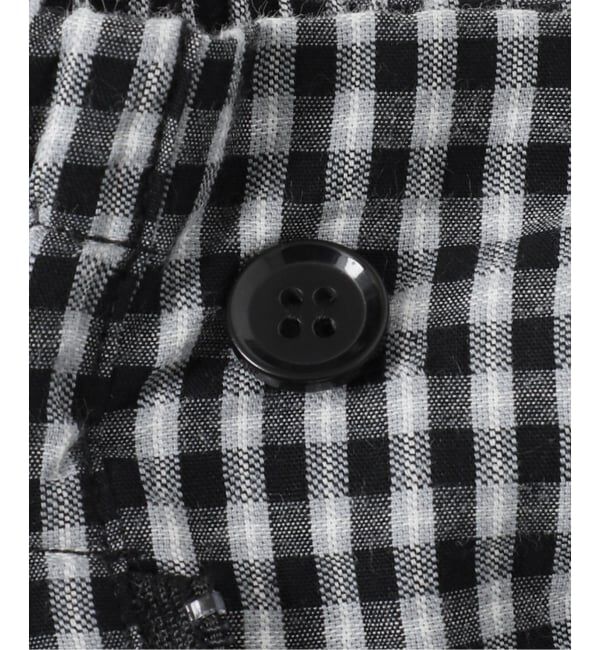 OUTDOOR PRODUCTS Usual Things「追加 コットンサッカーチェックイージーパンツ セットアップ対応」|スラックス|
