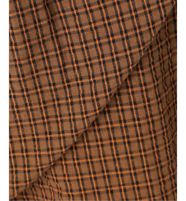 OUTDOOR PRODUCTS Usual Things「追加 コットンサッカーチェックイージーパンツ セットアップ対応」|スラックス|
