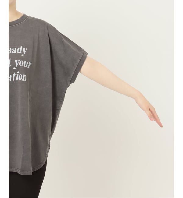 JOURNAL STANDARD「ピグメントロゴサークルヘム プルオーバー」|Tシャツ・カットソー|