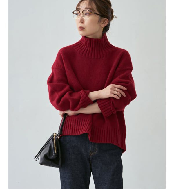 NOBLE「《予約》ウールカシミヤタートルネックプルオーバー」|ニット・セーター|