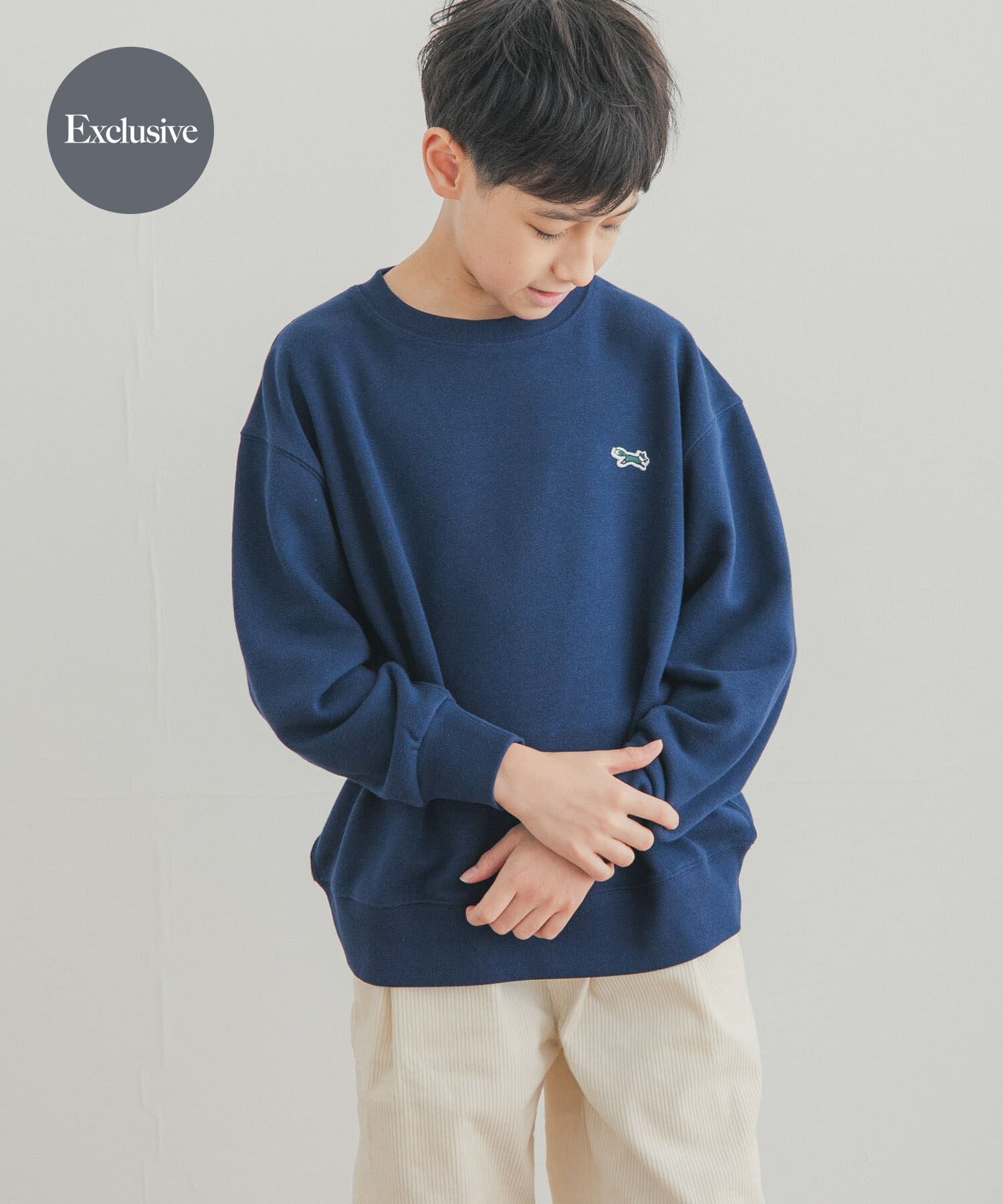 URBAN RESEARCH DOORS「『親子ﾘﾝｸ/150ｻｲｽﾞ』『別注』PENNEYS&times;DOORS THE FOX 裏毛ｸﾙｰﾈｯｸｽ 」|その他|ブルー