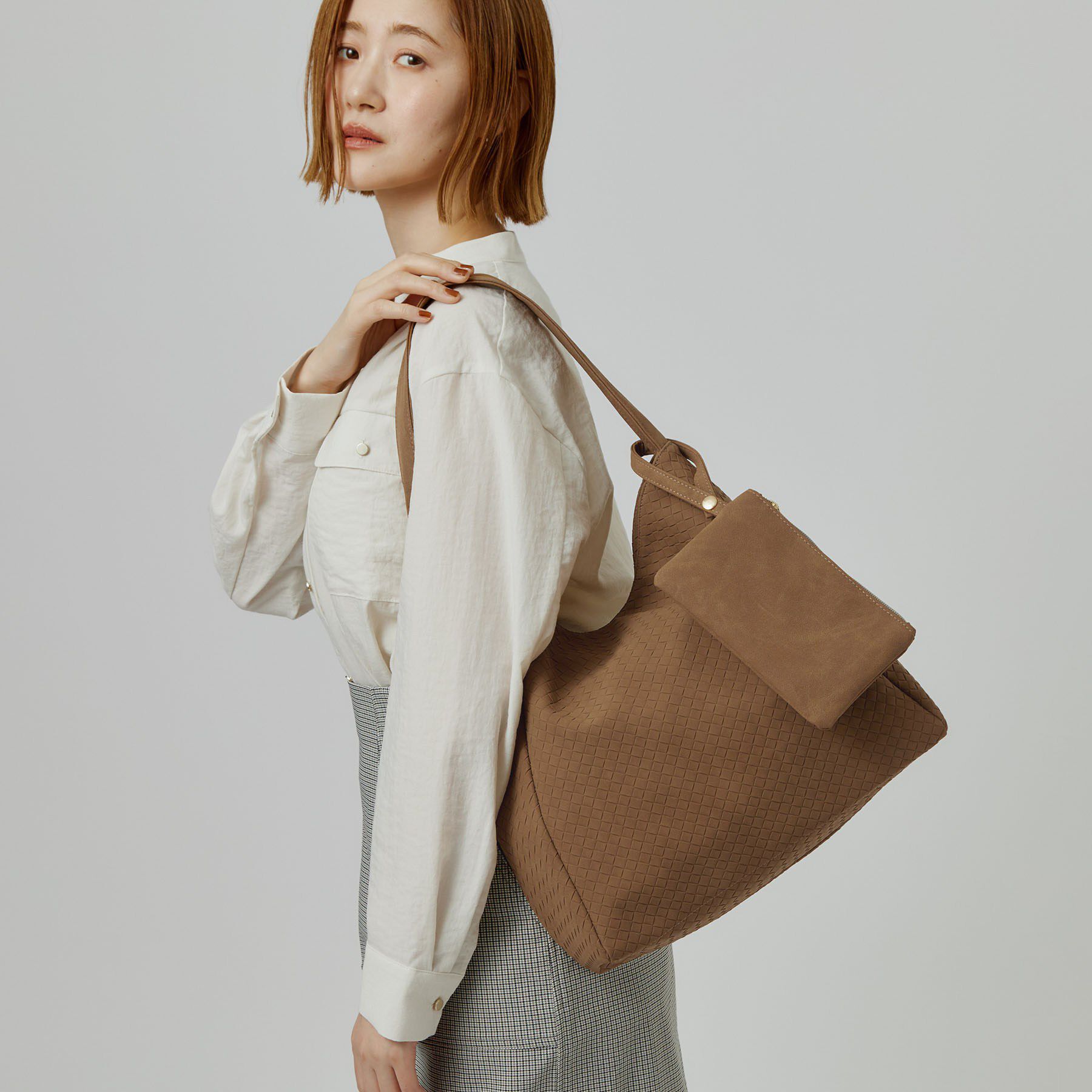 grove「ポーチ付きメッシュワンショルダー」|ショルダー・メッセンジャー|