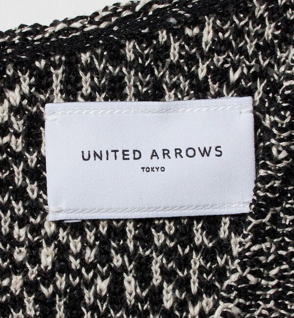 UNITED ARROWS「ミックス フリンジ ノースリーブ ニット」|ベスト・ジレ|