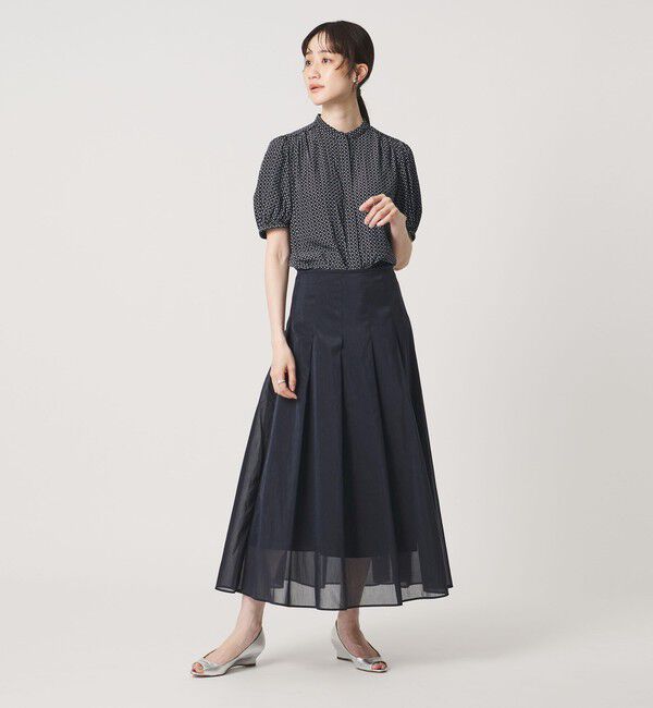 UNITED ARROWS「LINEAESSE シアー スカート ‐ウォッシャブル‐」|スカート|